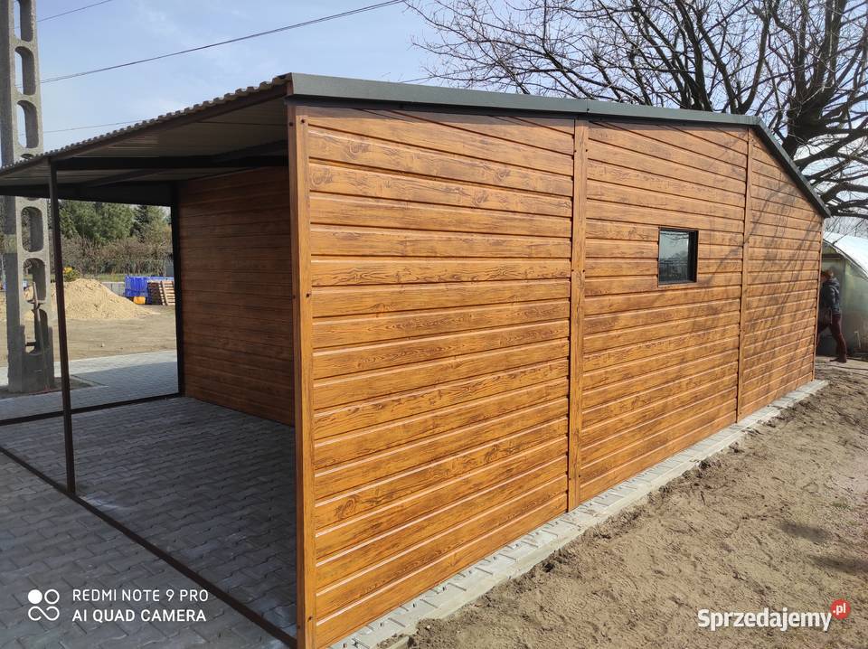 Garaż blaszany trzy bramy 12x6 12x5 6x6 6x5 z Lubartów sprzedam