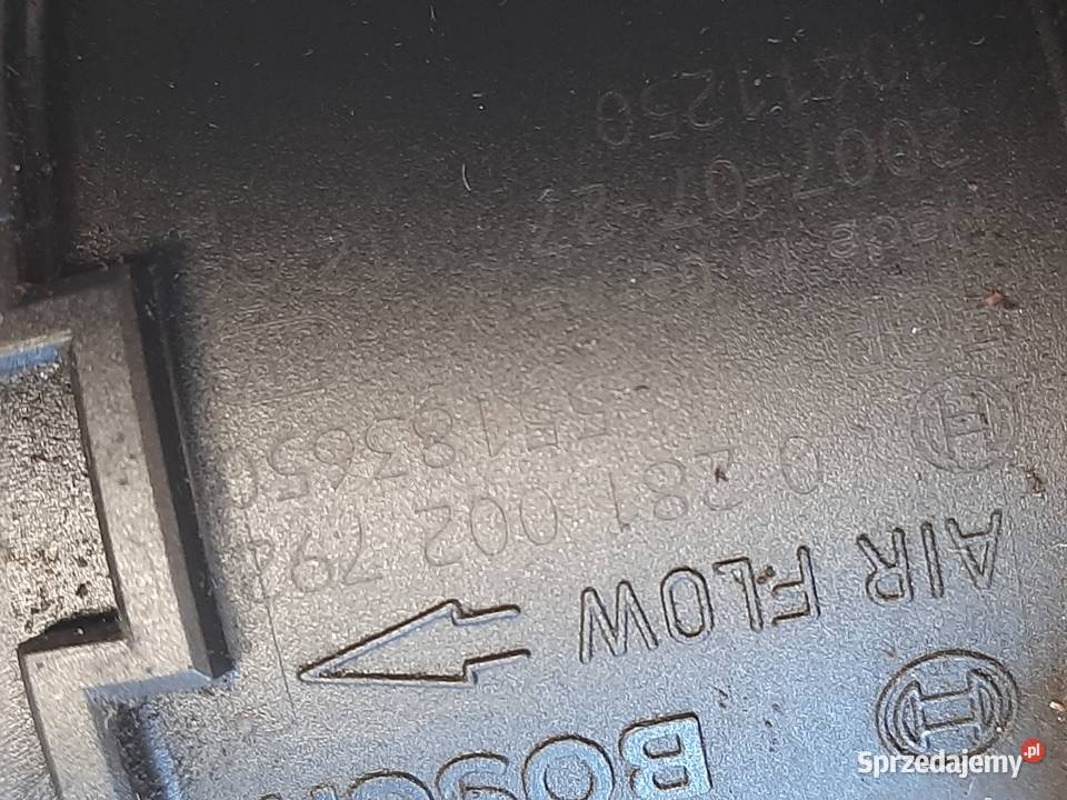 Fiat Alfa Romeo Opel przepływomierz 0281002792 sprzedam