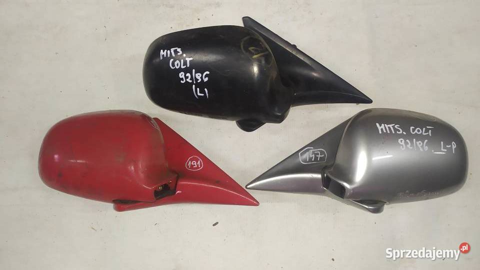 Mitsubishi Colt 1992 1993 1994 1996 lusterko lusterka zewnętrzne Byków