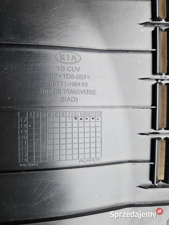 OSŁONA TYLNEGO PASA 85771H8410 OE Warszawa