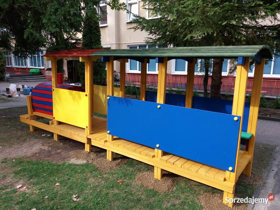 LOKOMOTYWA NA PLAC ZABAW SMERF Białystok
