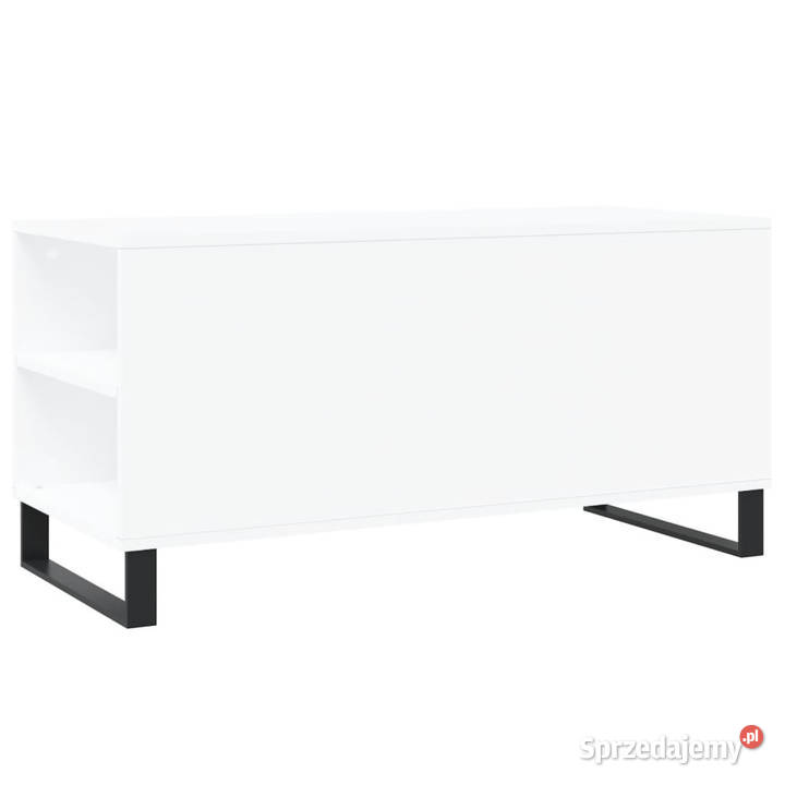 Stolik kawowy biały 102x445x50 materiał Warszawa
