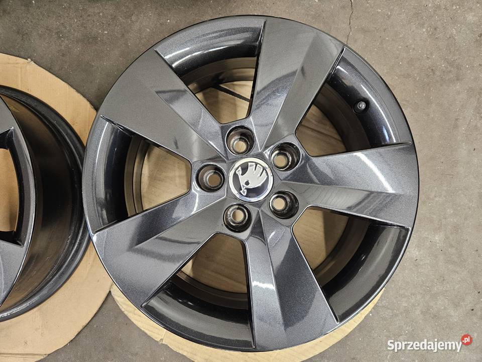 5x100 R15 Alufelgi Skoda Rapid Fabia Octavia Średnica 15" Samochodowe śląskie
