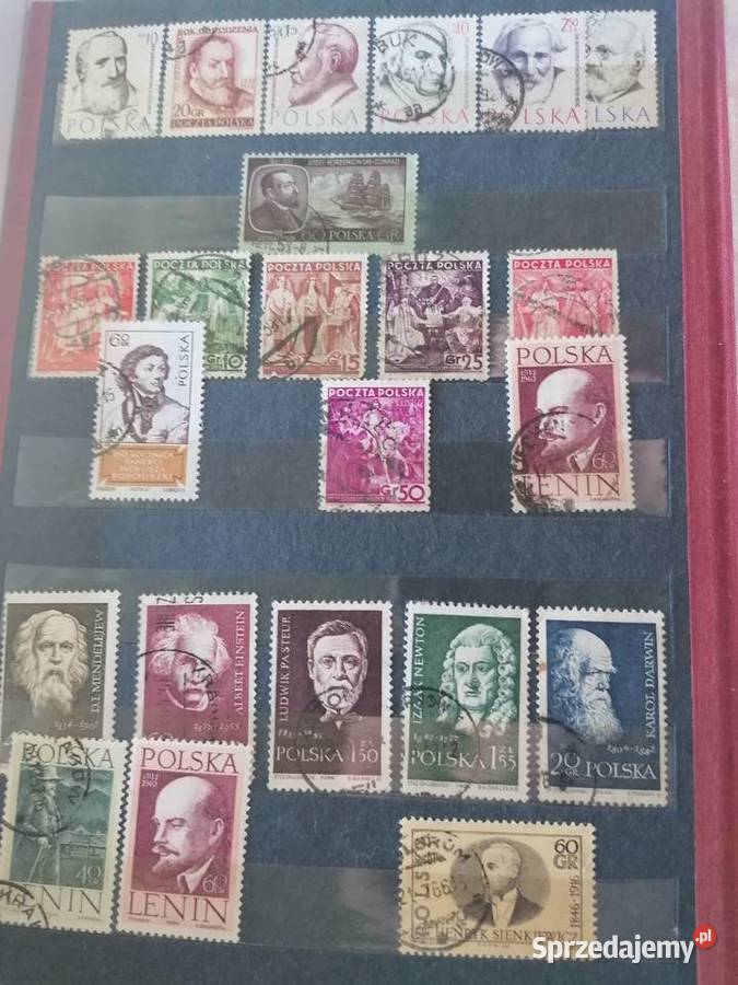 Album czerwony że znaczkami z lat 6070 cz 1 Kraków