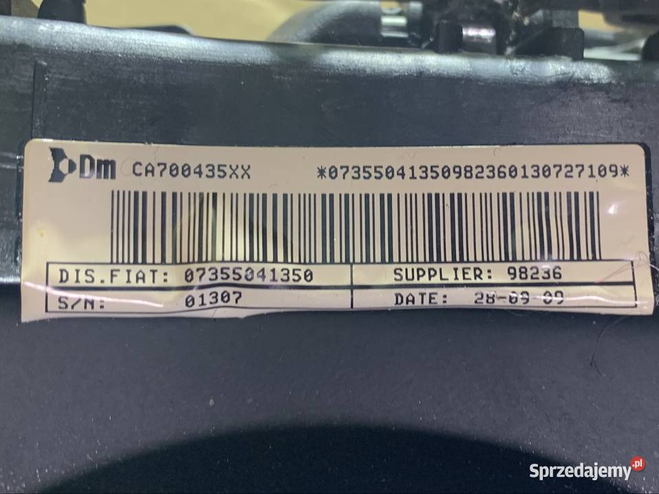 Kierownica skóra airbag Fiat grande Punto 3 III Rok produkcji 2009 zachodniopomorskie Szczecin sprzedam