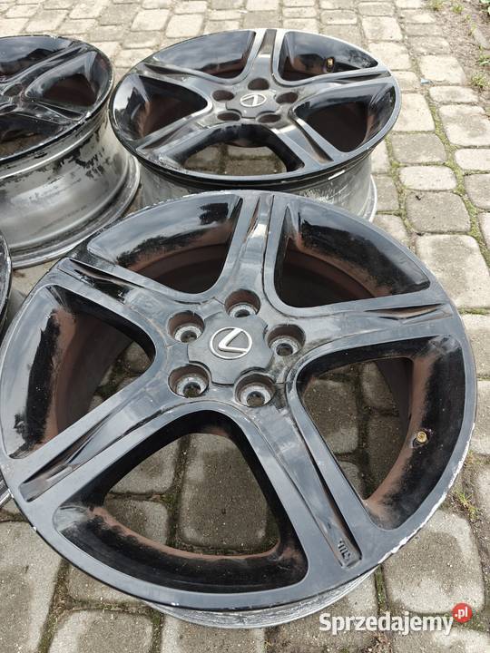 Felgi LEXUS IS200 czarne 17 5x1143 podlaskie Białystok sprzedam