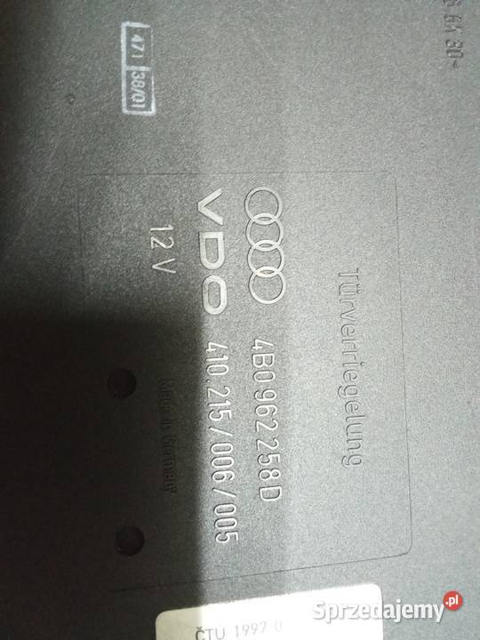 Audi A6 C5 moduły komfortu 3 sztuki warmińsko-mazurskie Nowe Miasto Lubawskie sprzedam