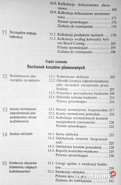 Rachunkowość zarządcza Wiktor Gabrusewicz Aldona Chełm sprzedam
