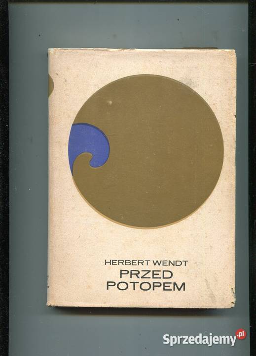 Przed potopem Wendt twarda z obwolutą Pozostałe