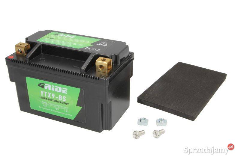 Akumulator motocyklowy 4 RIDE YTX9BS LIION 12V