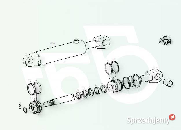 Siłownik tylnego podnośnika G514860900010 FENDT Wilkowo sprzedam