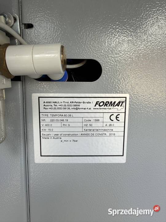 Okleiniarka oklejarka FORMAT 4 TEMPORA F600 Gorlice