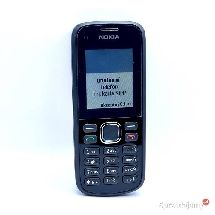 Telefon Nokia C102 czarny odnowiony
