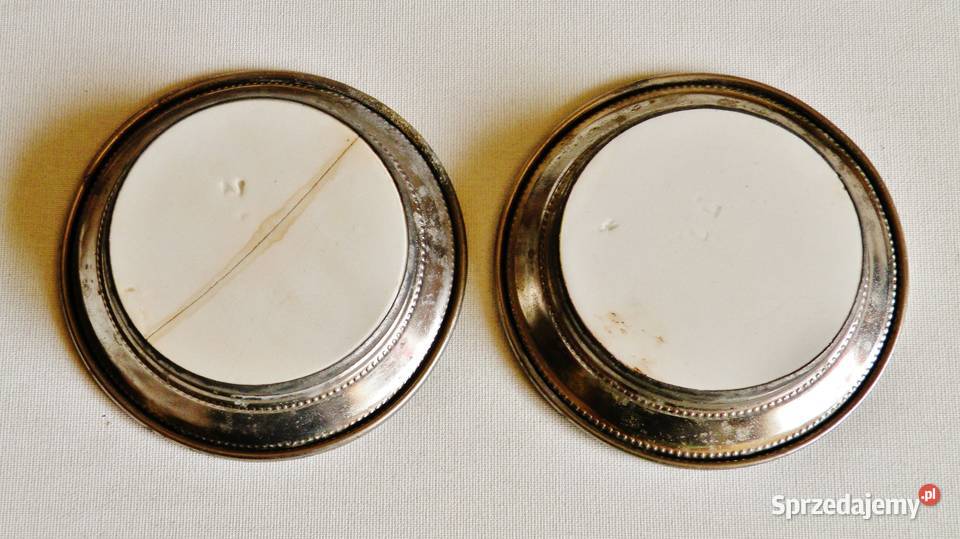 6 spodków porcelanometalowych pod szklanki Pozostałe kujawsko-pomorskie Bydgoszcz sprzedam