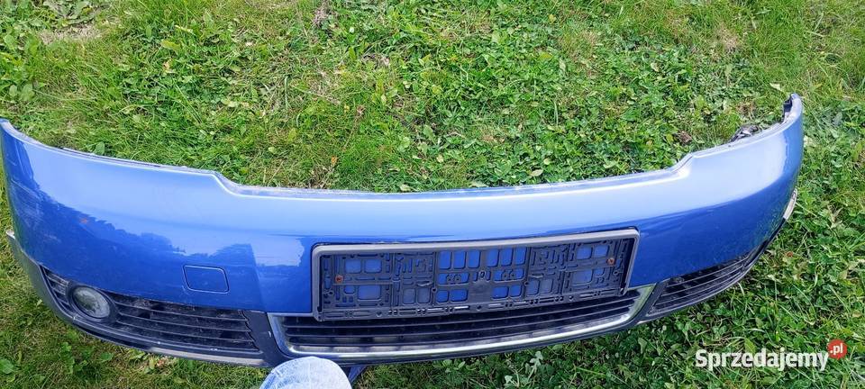 Przedni niebieski zderzak audi a4 b6 Małyszka Brodnica