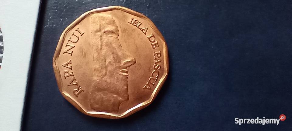 Stare monety 100 pesos 2007 Wyspa Wielkanocna podkarpackie Lesko