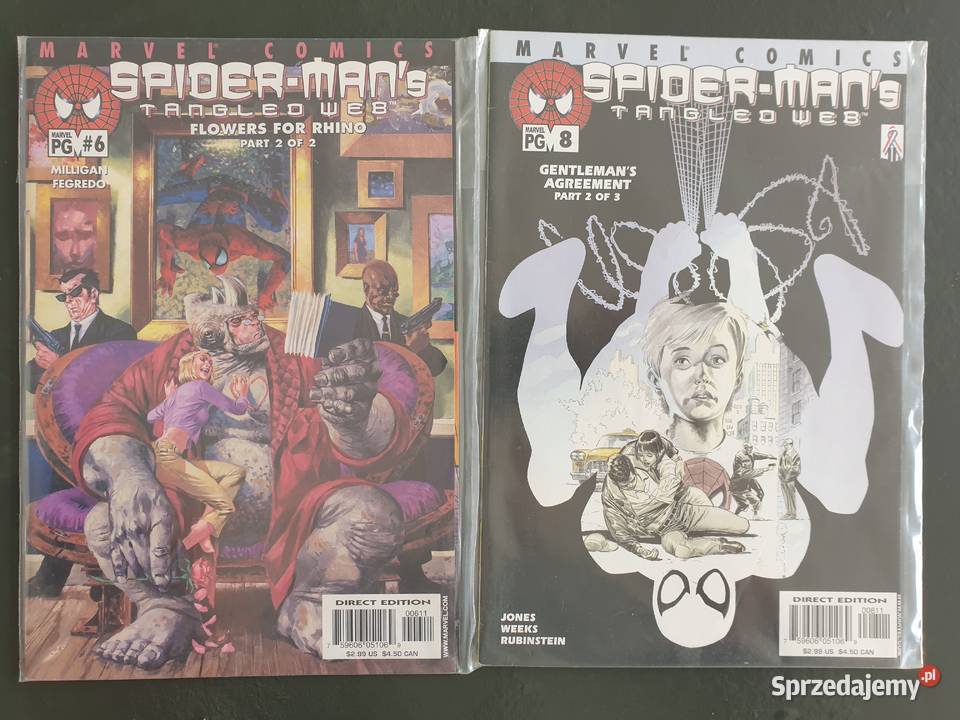 SpiderMans Tangled Web 12 komiksów Marvel USA pomorskie Gdynia