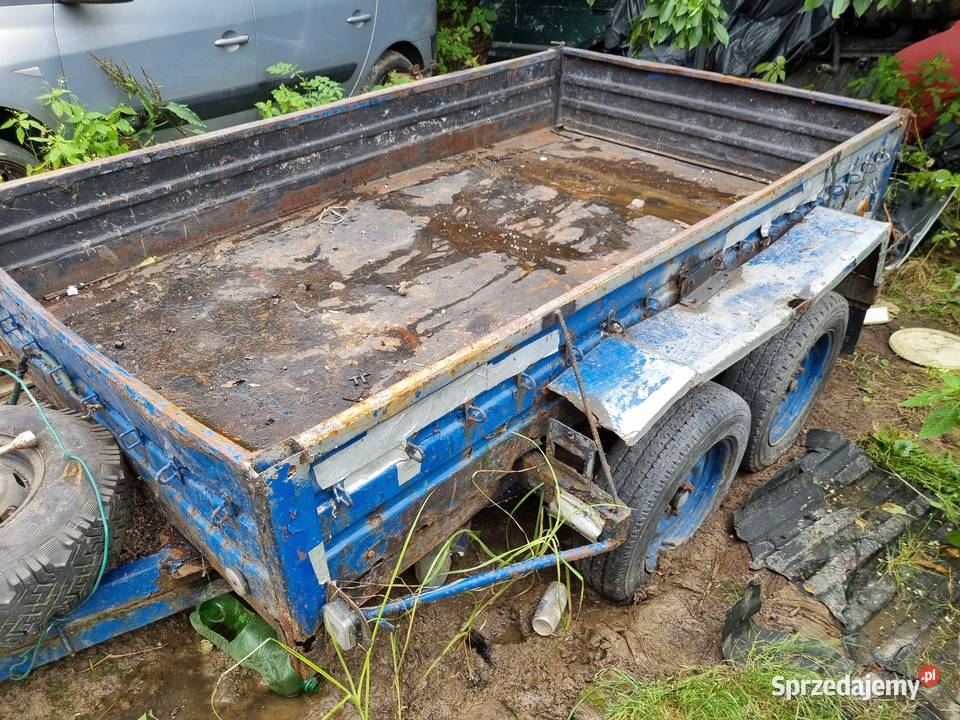 Przyczepa Przyczepka Mocna 2 Osie Burty Stalowe Stopexim Skawina