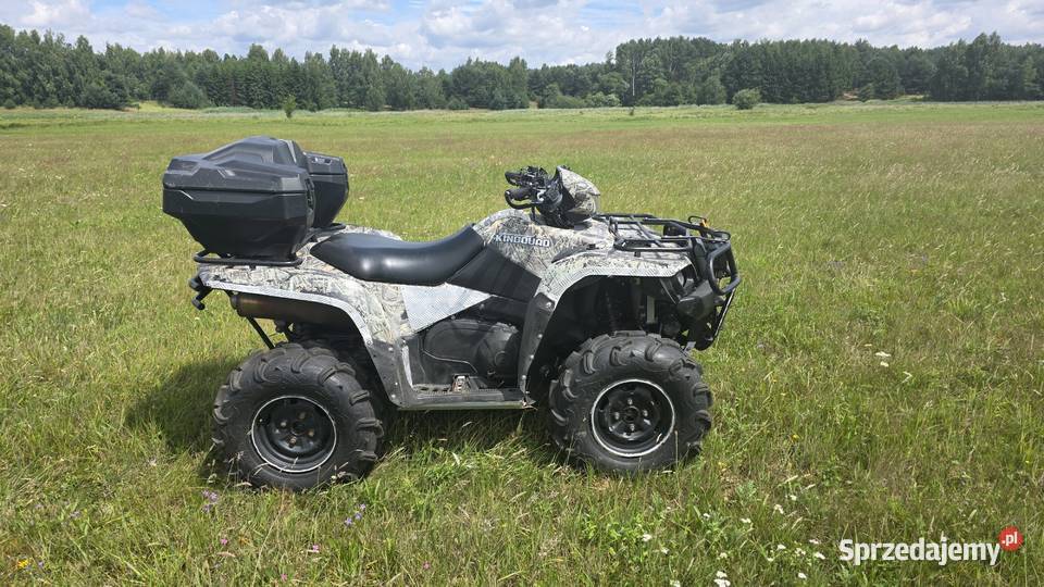 Suzuki KingQuad 750 Dobrze wyposażony Rok produkcji 2008 Motocykle, skutery, quady Wieruszów
