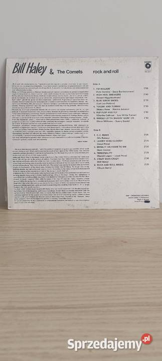 Billy Halley the comets rock and roll winyl Pruszcz Gdański