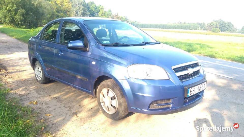 Chevrolet Aveo 14 Lpg gaz 2009 r Bezwypadkowy Bielsk Podlaski