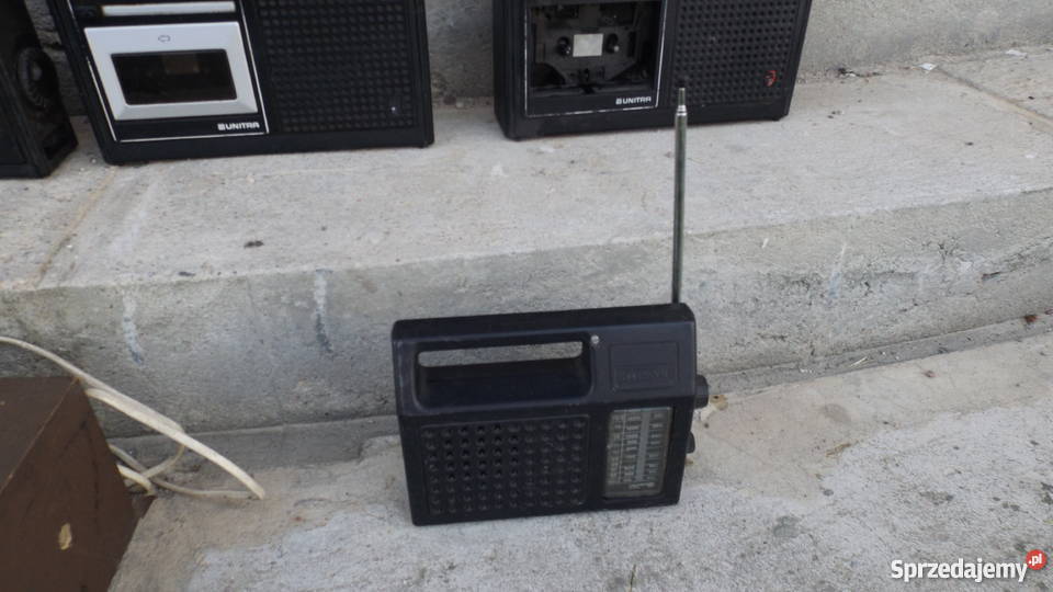 Zestaw radia magnetofony UNITRA kolorofon