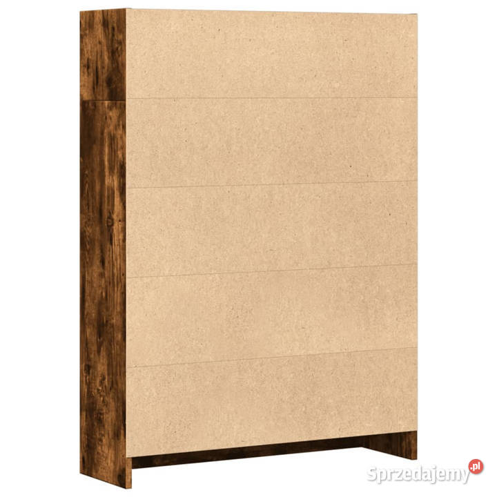 Regał przydymiony dąb 80x24x109 materiał Warszawa