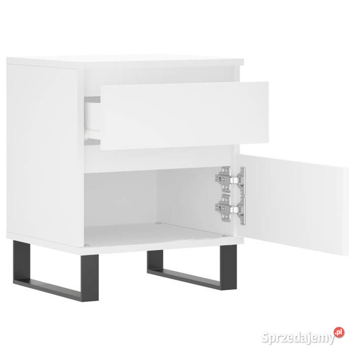 Szafka nocna biała 40x35x50 materiał mazowieckie Warszawa