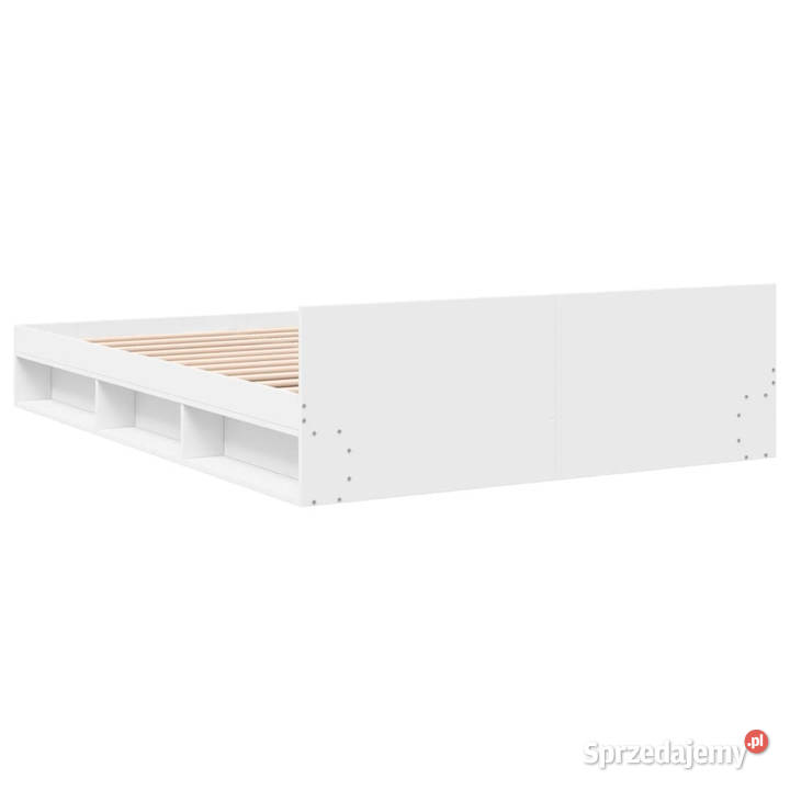 Rama łóżka z szufladami biała 140x190 WM3280762 Warszawa