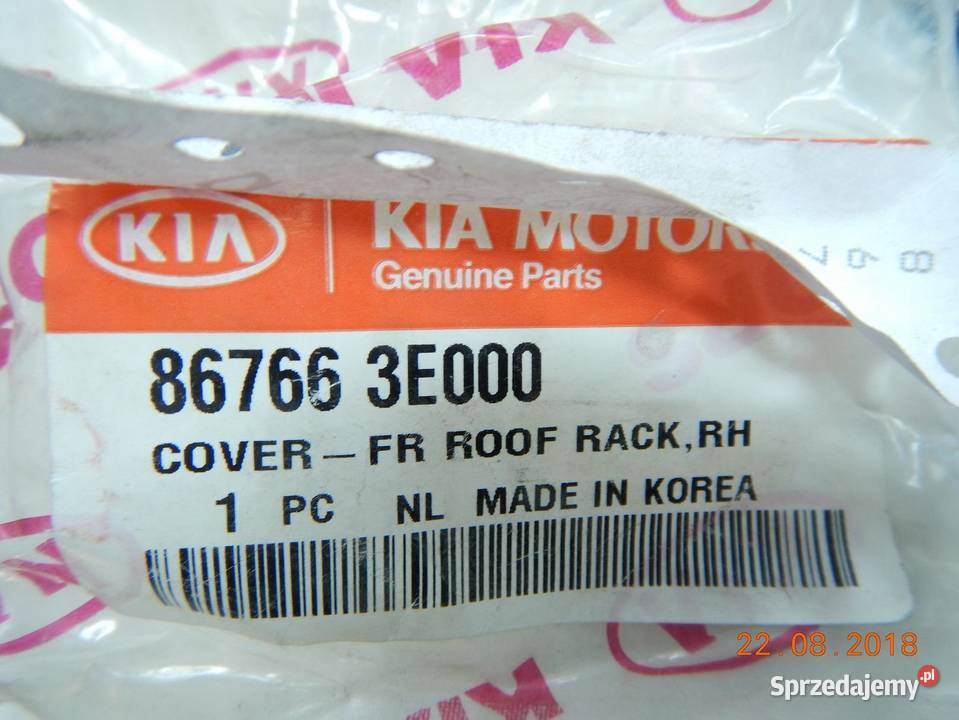 OSŁONA RELINGÓW DACHOWYCH KIA SORENTO 0206 sprzedam