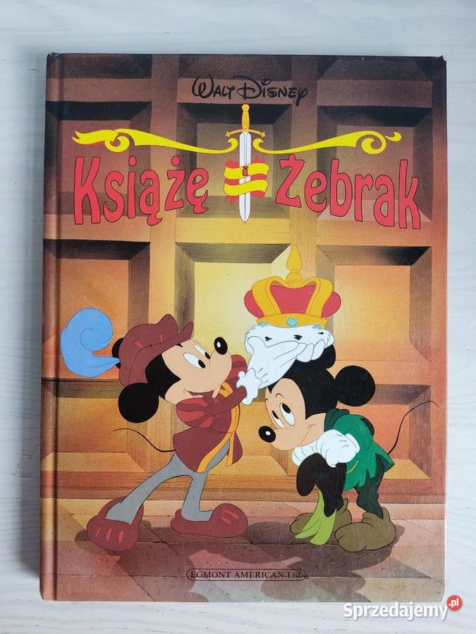 Książka bajka Książę i Żebrak Walt Disney Edukacyjne opolskie Głuchołazy