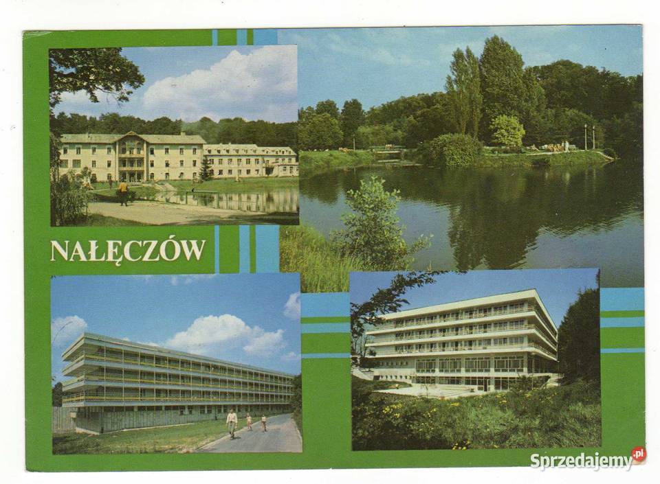 NAŁĘCZÓW POCZTÓWKA WIELOWIDOKOWA 5 świętokrzyskie Krynki sprzedam