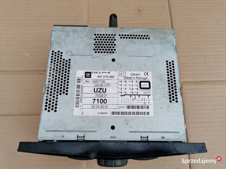 Radio CD zafira b corsa d GM 497316088 13407100 sprzedam