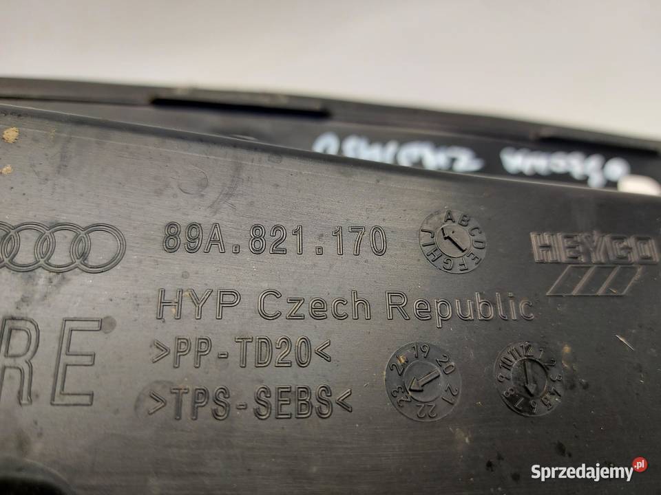 Audi Q4 ETRON 89A 89E OSŁONA MASKOWNICA BŁOTNIKA