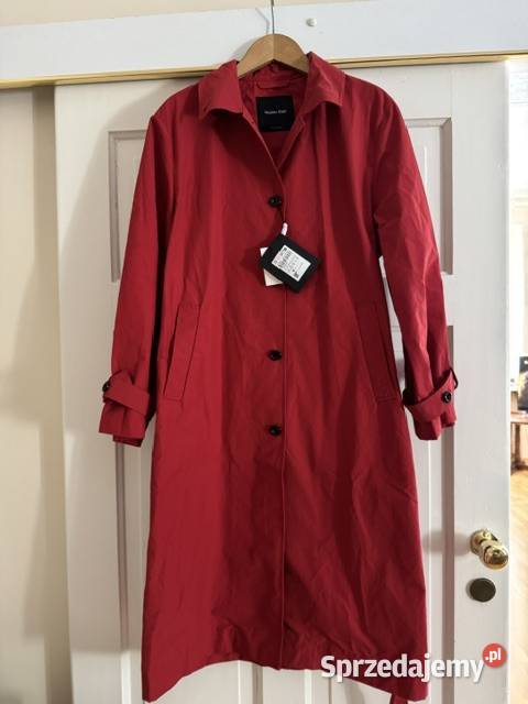 Płaszcz damski XS Massimo Dutti czerwony z Częstochowa sprzedam