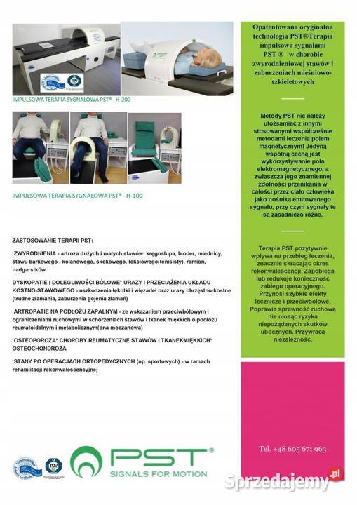 PST H200 terapia impulsowa magnetyczna pole pomorskie Chojnice sprzedam