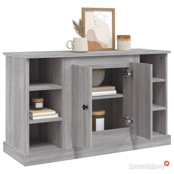 Szafka szary dąb sonoma 100x355x60 materiał Pozostałe