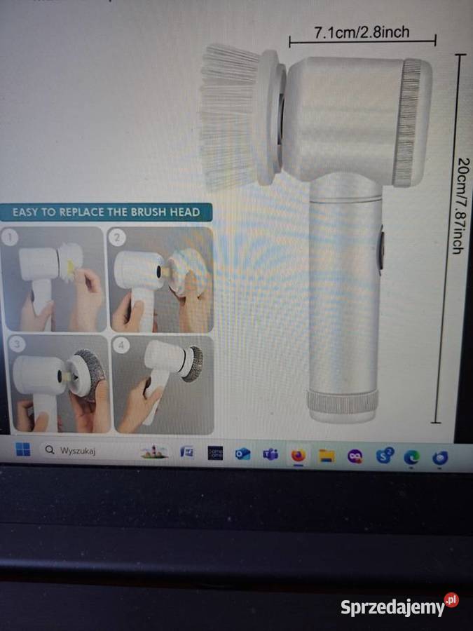 ELEKTR Szczotka Obrotowa Łazienka Kuchni Czekam Świdnica