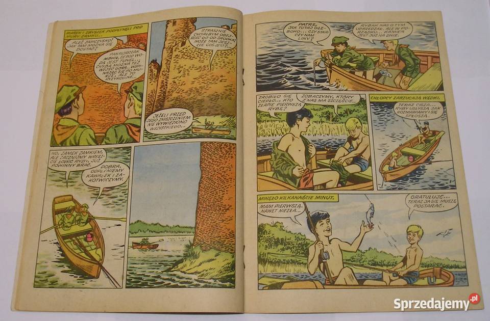 KAPITAN ŻBIK WIELORYB Z PERYSKOPEM 1973 Komiksy Łódź