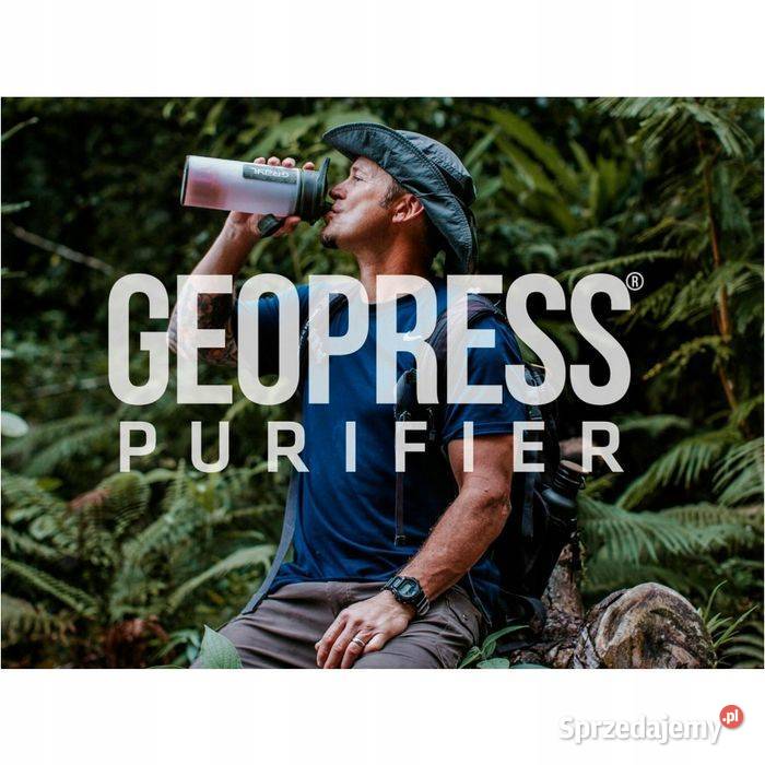 Butelka filtrująca Grayl GeoPress czarnozielona Kozienice