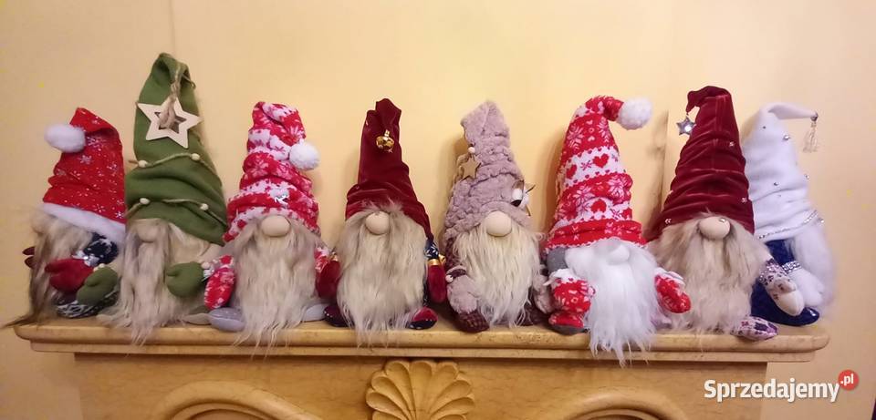 Wyjątkowe ręcznie robione KRASNALE inny kolor Wyposażenie wnętrz sprzedam