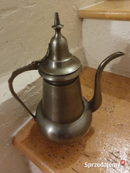 Staryindyjski DZBANEK z pokrywkąz metalu na Lublin
