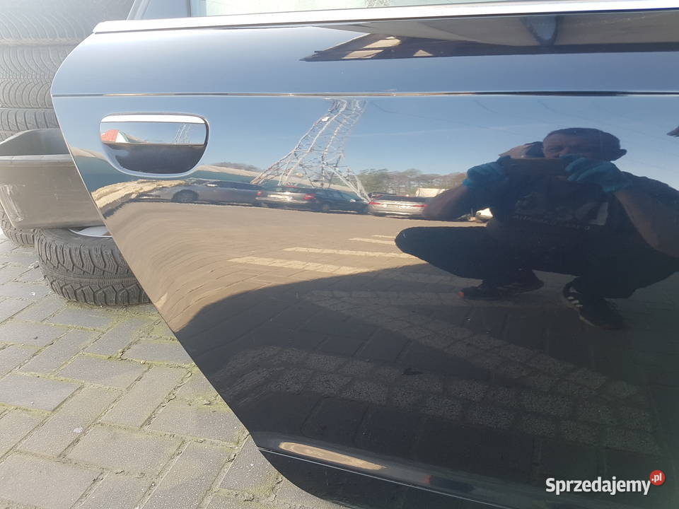 AUDI A6 C6 SEDAN DRZWI PRAWE TYL GRANATOWE LZ5D Turek