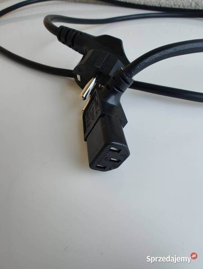 Kabel zasilający wtyczka kątowa do odbiornika TV Olecko