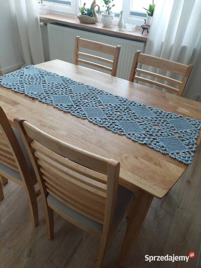 Bieżnik Serweta Bawełniany Rękodzieło Mirosławiec