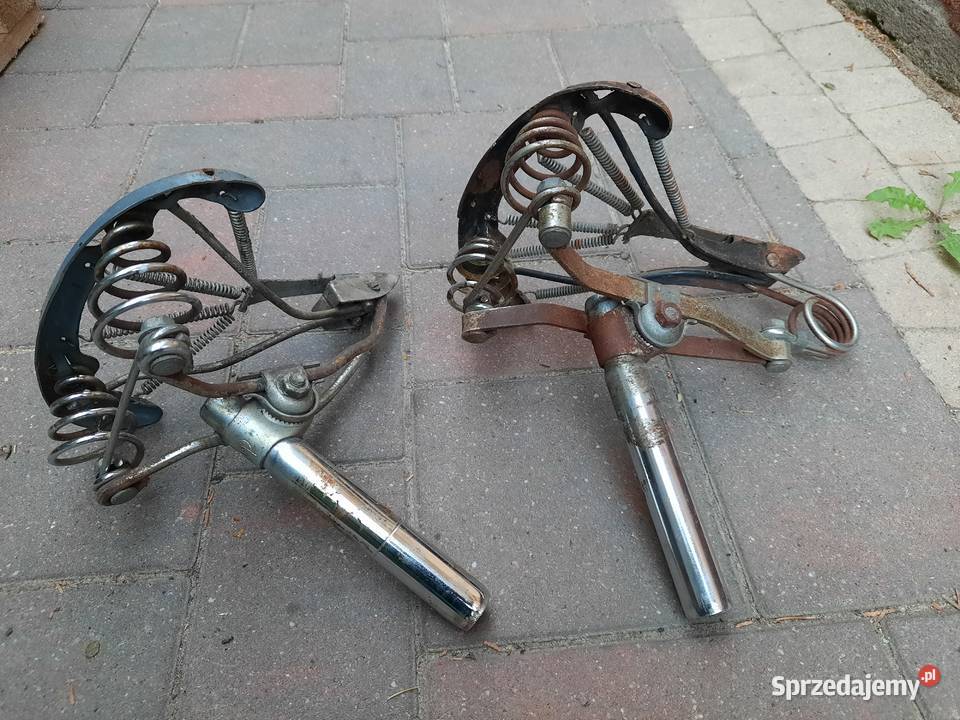 Stare siodełka rowerowe Vintage PRL Sieradz