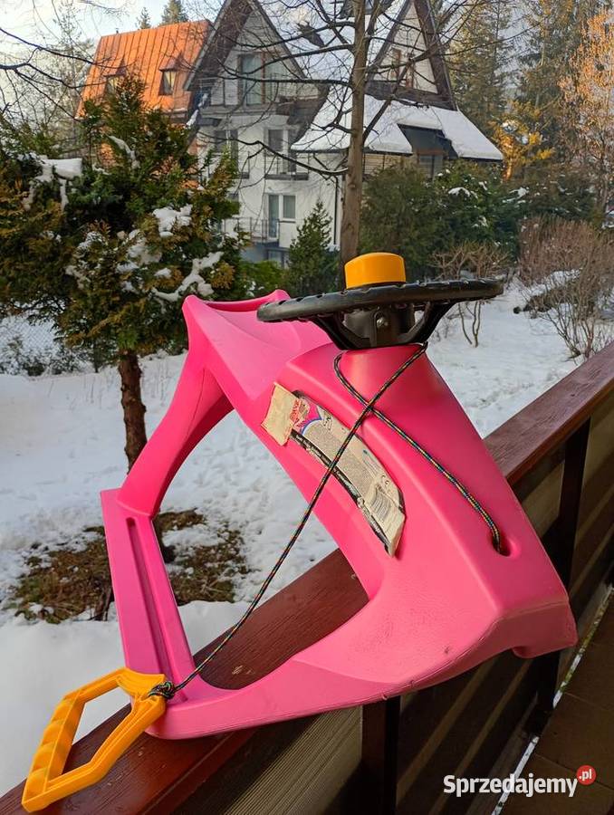 Sanki plastikowe z kierownica sprzedam