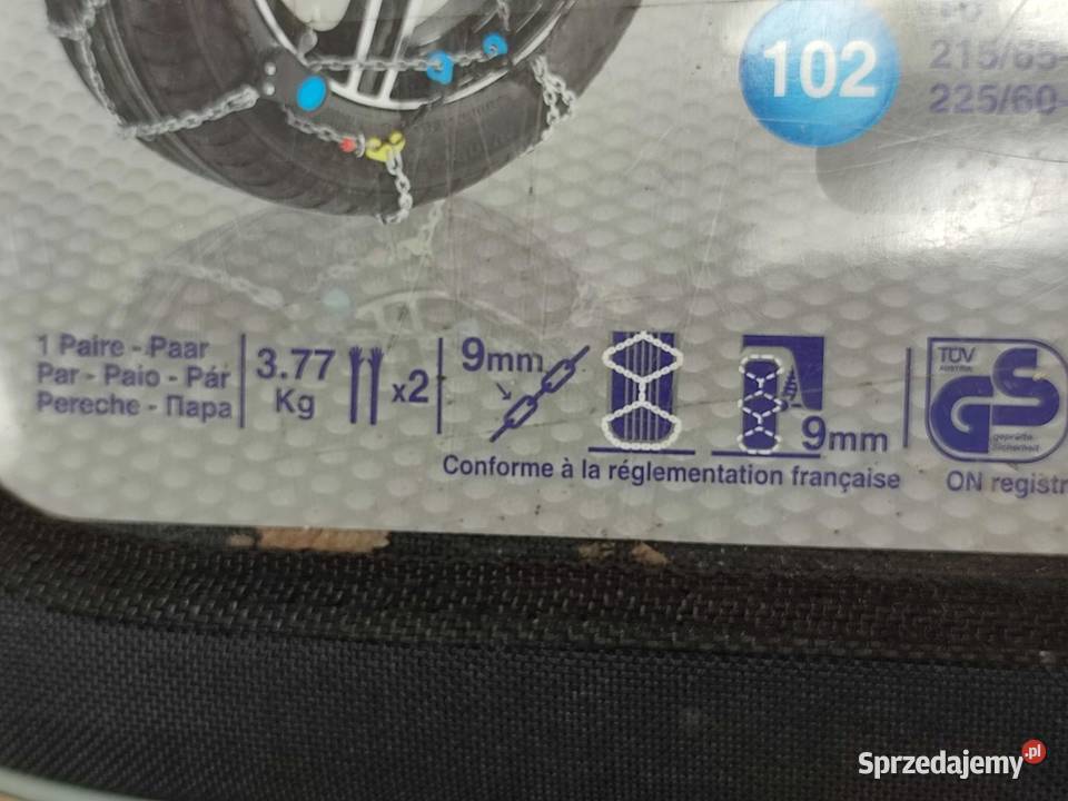 ŁAŃCUCHY ŚNIEGOWE 1 PARA NORAUTO 16 17 18