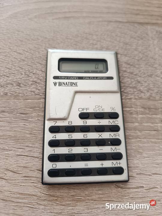 Zabytkowy kalkulator Binatone MiniCard podkarpackie Rzeszów