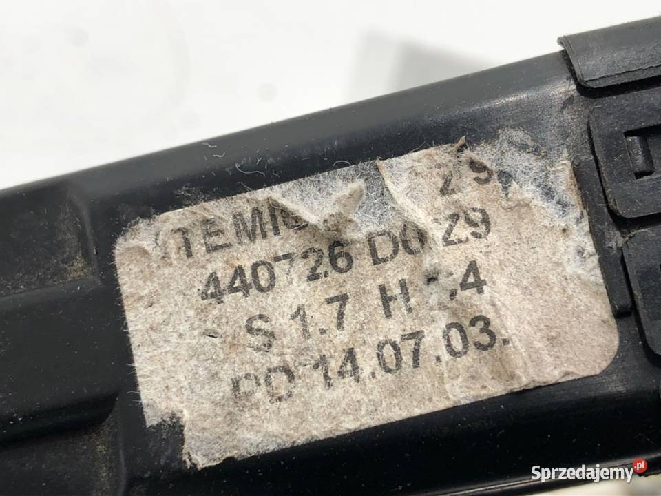 PODNOŚNIK SZYBY LEWY TYŁ RENAULT SCNIC II